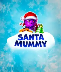  Оцените уникальный слот "Santa Mummy" от Belatra, где Санта-мумия добавляет веселья в праздники. На изображении изображена персонаж в образе Санты, окруженная синими морозными узорами. Она приносит новогоднее веселье и радость. Название игры "Santa Mummy" изображено крупными белыми буквами на снежном фоне.